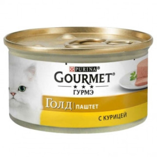 Вологий корм для котів Gourmet Gold мус з куркою 85г - Інтернет-магазин спільних покупок ToGether