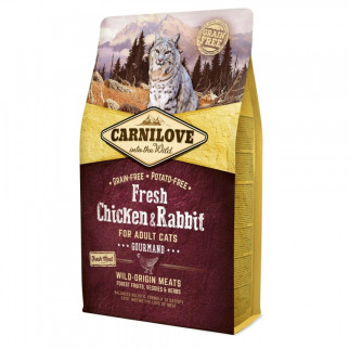 Carnilove Fresh з куркою та кроликом сухий корм для дорослих котів 2 кг - Інтернет-магазин спільних покупок ToGether