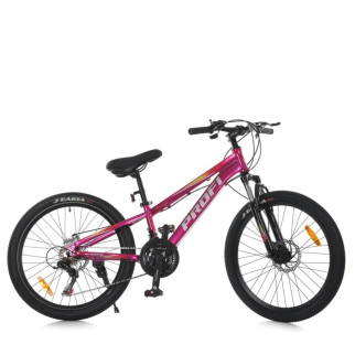 Велосипед дитячий Profi Shimano MTB-2401-3 24 дюйми фуксія - Інтернет-магазин спільних покупок ToGether