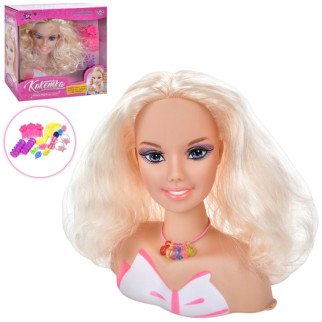 Лялька голова для зачісок Limo Toy 2312-3 20 см - Інтернет-магазин спільних покупок ToGether