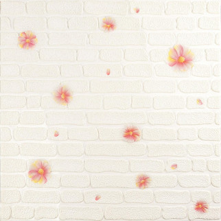 Панель стінова 3D 700х700х4мм рожеві квіти (D) SW-00001978 - Інтернет-магазин спільних покупок ToGether