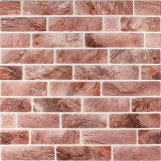 Панель стінова 700*700cm*4mm клінкер рожева глина (D) SW-00002005 - Інтернет-магазин спільних покупок ToGether
