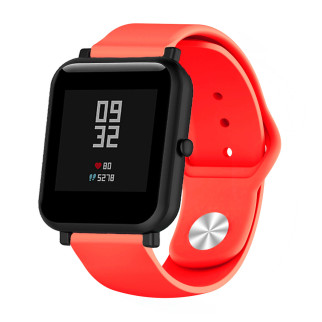 Ремінець BeWatch силіконовий для Xiaomi Amazfit BIP Червоний (1010303) - Інтернет-магазин спільних покупок ToGether