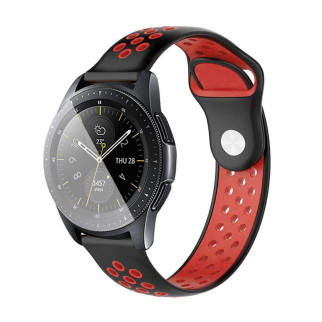 Ремінець BeWatch sport-style для Samsung Galaxy Watch 42 мм Чорно-Червоний (1010113.2) - Інтернет-магазин спільних покупок ToGether