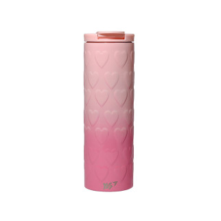 Термочашка YES Pink Heart 420 мл Рожевий (707336) - Інтернет-магазин спільних покупок ToGether