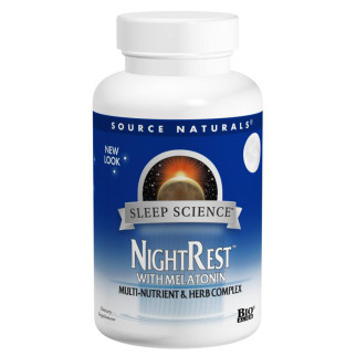 Комплекс для Нормалізації Сну NightRest, Source Naturals 50 таблеток - Інтернет-магазин спільних покупок ToGether