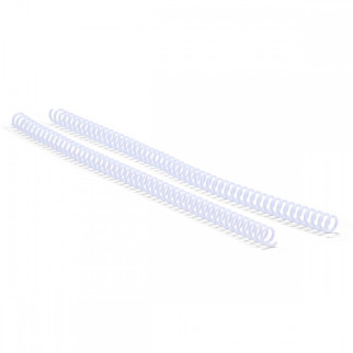 Спіраль пластикова для палітурки Agent A4 100 шт 3:1 9,5 мм Біла (6927920170108) - Інтернет-магазин спільних покупок ToGether