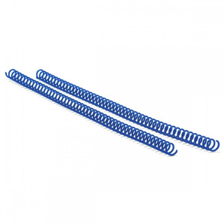 Спіраль пластикова для палітурки Agent A4 100 шт 4:1 8 мм Синя (6927920170337) - Інтернет-магазин спільних покупок ToGether