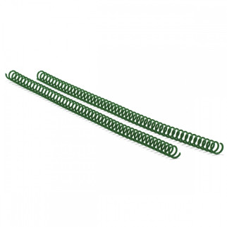Спіраль пластикова для палітурки Agent A4 100 шт 4:1 10 мм Зелена (6927920170368) - Інтернет-магазин спільних покупок ToGether
