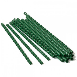 Пружини пластикові для палітурки Agent А4 50 шт 25 мм Зелені (8888821250055) - Інтернет-магазин спільних покупок ToGether