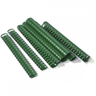 Пружини пластикові для палітурки Agent А4 50 шт 32 мм Зелені (8888821320055) - Інтернет-магазин спільних покупок ToGether