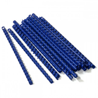 Пружини пластикові для палітурки Agent A4 100 шт 8 мм Сині (8888821080034) - Інтернет-магазин спільних покупок ToGether