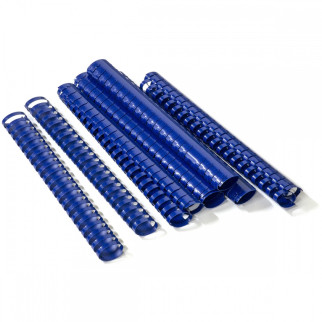 Пружини пластикові для палітурки Agent A4 50 шт 38 мм Сині (8888821380035) - Інтернет-магазин спільних покупок ToGether