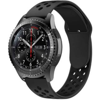 Ремінець 22 мм BeWatch для Samsung Galaxy Watch 46mm | Samsung Gear S3 Чорний (10201011) - Інтернет-магазин спільних покупок ToGether