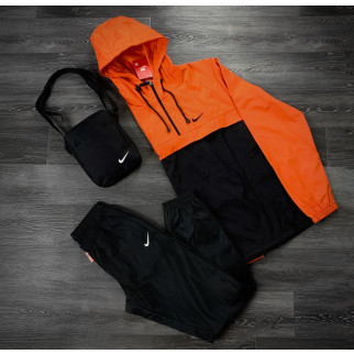 Комплект Анорак + Штани President Nike Репліка S Оранжево-чорний (1586873794) - Інтернет-магазин спільних покупок ToGether
