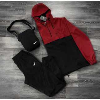 Комплект Анорак + Штани President Nike Репліка L Червоно-чорний (1586951792/2) - Інтернет-магазин спільних покупок ToGether