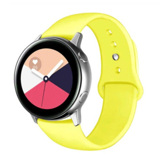 Ремінець силіконовий BeWatch для Samsung Galaxy watch Active | Active 2 40 | Active 2 44мм Жовтий (1010320) - Інтернет-магазин спільних покупок ToGether