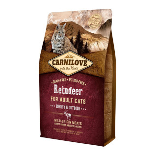 Сухий корм Carnilove Cat Reindeer для активних котів, оленина та кабан, 2 кг - Інтернет-магазин спільних покупок ToGether