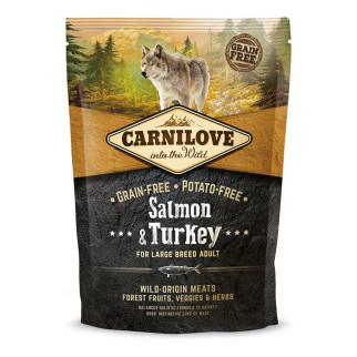 Сухий корм Carnilove Salmon & Turkey для дорослих собак великих порід, лосось та індичка, 1,5 кг - Інтернет-магазин спільних покупок ToGether