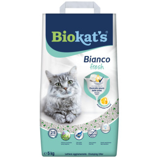 Наповнювач Biokats Bianco Fresh для котячого туалету бентонітовий, 5 кг - Інтернет-магазин спільних покупок ToGether