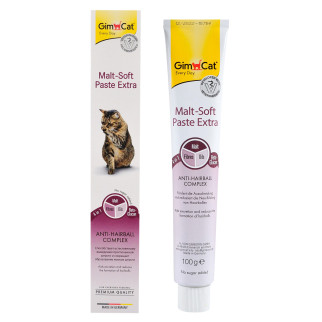 Паста GimCat Every Day Malt-Soft Paste Extra для котів, виведення шерсті зі шлунку, 100 г - Інтернет-магазин спільних покупок ToGether