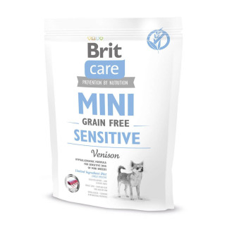 Сухий корм Brit Care GF Mini Sensitive для собак мініатюрних порід з чутливим травленням, з олениною, 400 г - Інтернет-магазин спільних покупок ToGether
