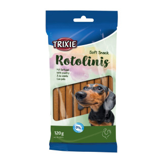 Ласощі Trixie Soft Snack Rotolinis для собак, домашня птиця, 120 г - Інтернет-магазин спільних покупок ToGether