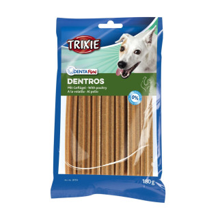 Ласощі Trixie Denta Fun Dentros для собак, домашня птиця, 180 г - Інтернет-магазин спільних покупок ToGether