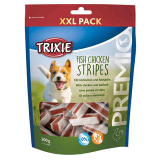 Ласощі Trixie Premio Stripes Chicken для собак, курка/лосось, 300 г - Інтернет-магазин спільних покупок ToGether