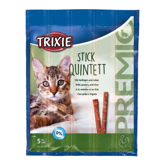 Ласощі Trixie Premio Quadro-Sticks для котів, домашня птиця та печінка, 5 шт - Інтернет-магазин спільних покупок ToGether