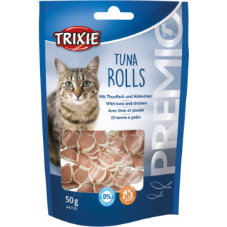 Ласощі Trixie Premio Tuna Rolls для котів, тунець з куркою, 50 г - Інтернет-магазин спільних покупок ToGether