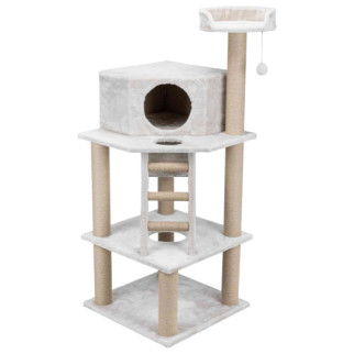 Дряпка Trixie Marlena для котів, світло-сіра, 60х60х151 см (джут/плюш) - Інтернет-магазин спільних покупок ToGether