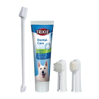 Зубна паста Trixie для собак з щіткою, 100 г - Інтернет-магазин спільних покупок ToGether