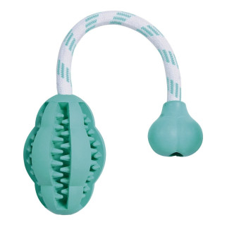 Іграшка Trixie Denta Fun М'яч на мотузці для собак, 28 см, d:8 см (гума) - Інтернет-магазин спільних покупок ToGether