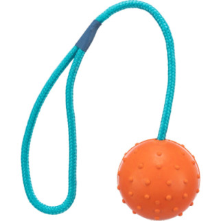 Іграшка Trixie М'яч на мотузці з ручкою для собак, 30 см, d-6 см - Інтернет-магазин спільних покупок ToGether
