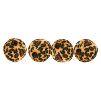 Набір іграшок Trixie М'ячики леопардові для котів, з брязкальцем, 4 шт - Інтернет-магазин спільних покупок ToGether
