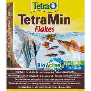 Корм Tetra Min Flakes для акваріумних рибок, 12 г (пластівці) - Інтернет-магазин спільних покупок ToGether