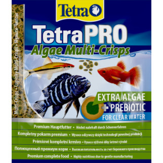 Корм Tetra PRO Algae Multi-Crisps для травоїдних риб, з овочами, 12 г (чіпси) - Інтернет-магазин спільних покупок ToGether