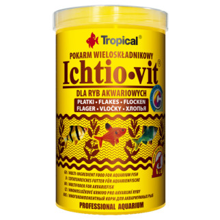 Сухий корм Tropical Ichtio-Vit для всіх акваріумних риб, 20 г (пластівці) - Інтернет-магазин спільних покупок ToGether