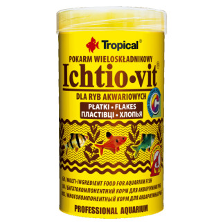 Сухий корм Tropical Ichtio-Vit для всіх акваріумних риб, 50 г (пластівці) - Інтернет-магазин спільних покупок ToGether