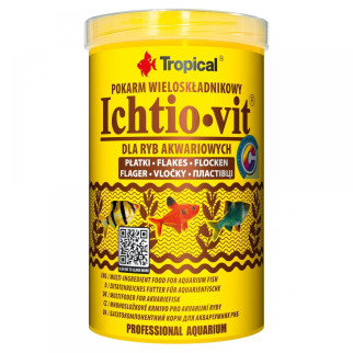 Сухий корм Tropical Ichtio-Vit для всіх акваріумних риб, 200 г (пластівці) - Інтернет-магазин спільних покупок ToGether