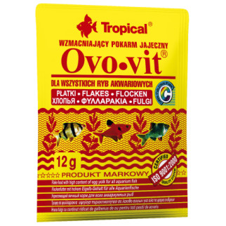 Сухий корм Tropical Ovo-Vit для всіх акваріумних риб, 12 г (пластівці) - Інтернет-магазин спільних покупок ToGether