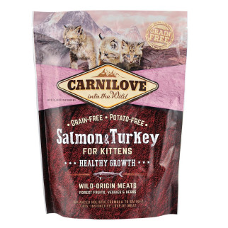 Сухий корм Carnilove Cat Salmon & Turkey для кошенят, лосось та індичка, 400 г - Інтернет-магазин спільних покупок ToGether