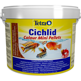 Корм Tetra Cichlid Colour Mini для невеликих цихлід, для яскравості забарвлення 10 л (гранули) - Інтернет-магазин спільних покупок ToGether