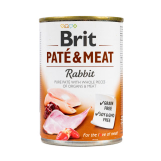 Вологий корм Brit Care Pate & Meat для собак, з кроликом, 400 г - Інтернет-магазин спільних покупок ToGether