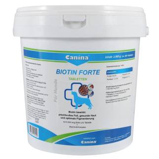 Вітаміни Canina Biotin Forte Tabletten для собак, інтенсивний курс для шерсті, 2000 г (600 табл) - Інтернет-магазин спільних покупок ToGether