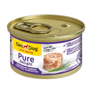 Вологий корм GimDog LD Pure Delight для собак мініатюрних порід, з куркою та тунцем, 85 г - Інтернет-магазин спільних покупок ToGether