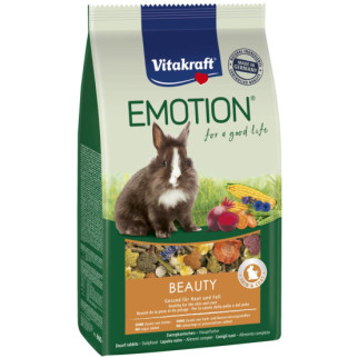 Корм Vitakraft Emotion Beauty Selection для довгошерстих кроликів, для шкіри та шерсті, 600 г - Інтернет-магазин спільних покупок ToGether