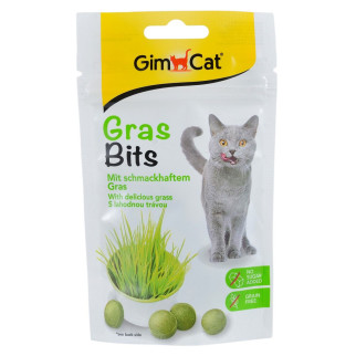 Ласощі GimCat GrasBits для котів, таблетки з травою, 65 шт, 40 г - Інтернет-магазин спільних покупок ToGether