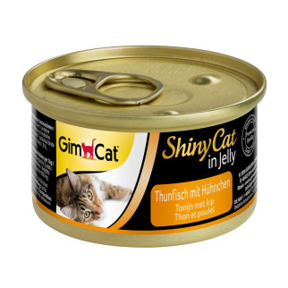 Вологий корм GimCat Shiny Cat для котів, тунець та курка, 70 г - Інтернет-магазин спільних покупок ToGether